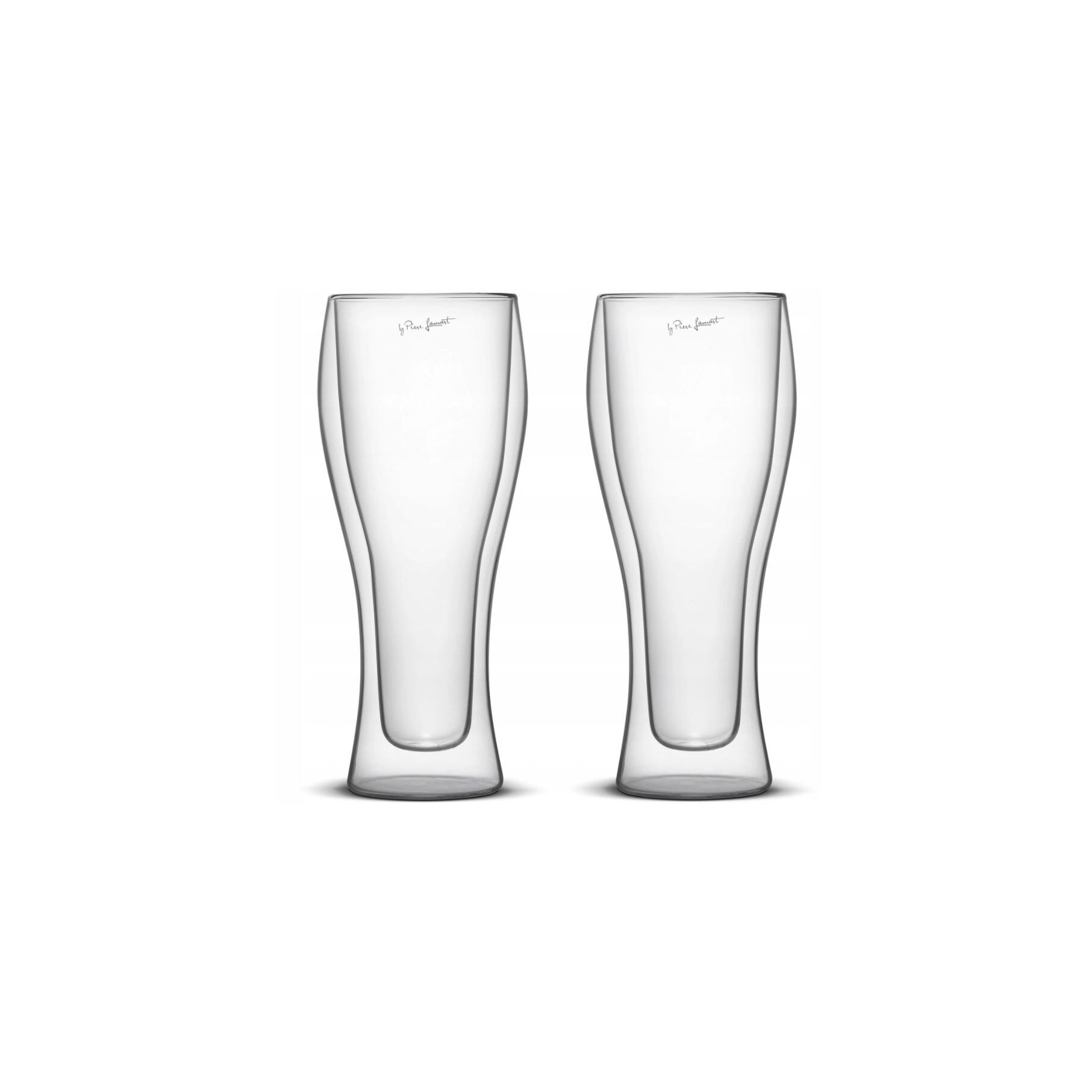 Set doua pahare dublu borosilicate THERMO pentru bauturi reci si calde 480 ml